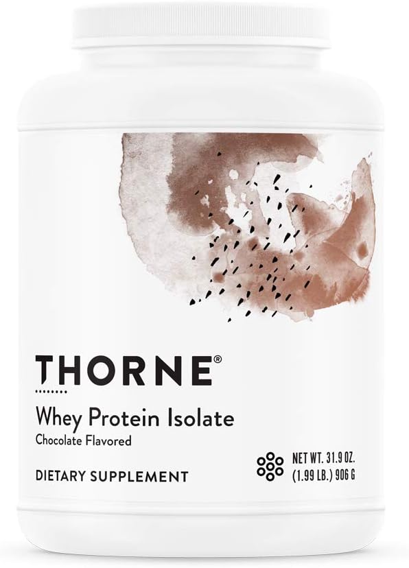 THORNE Whey Protein Isolate & Creatine – NSF Certified – 30–90 Servings