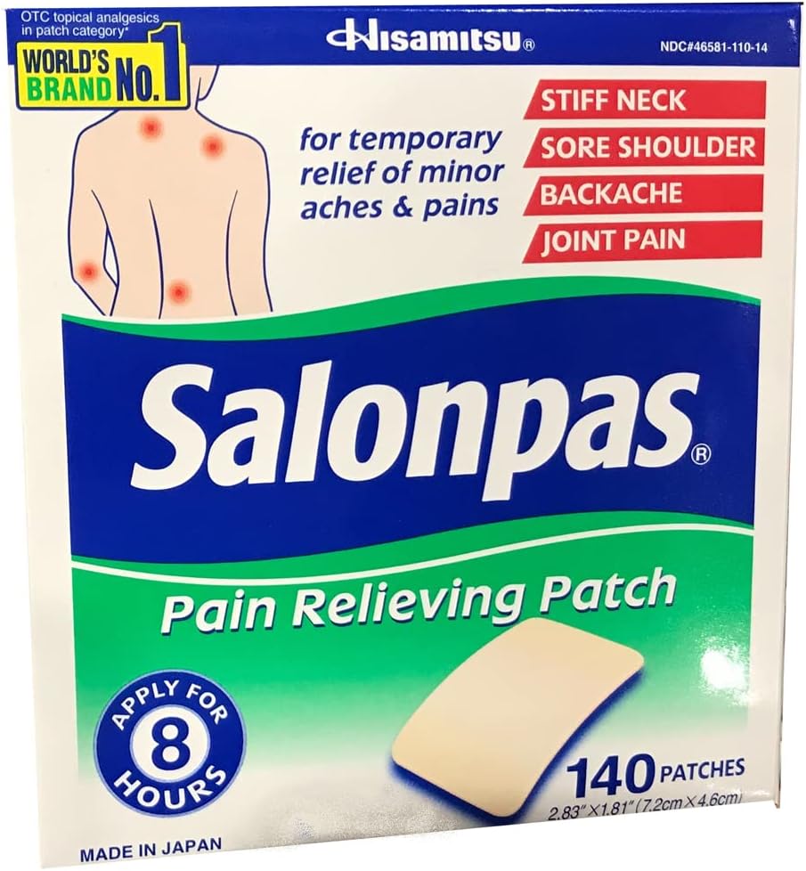 Salonpas Topical Patches – 140 Count
