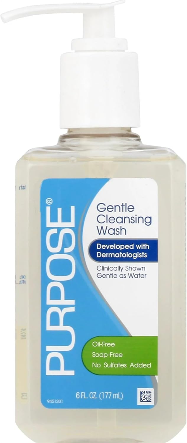Purpose Gentle Cleansing Wash, 6 Fl Oz (Pack of 4)