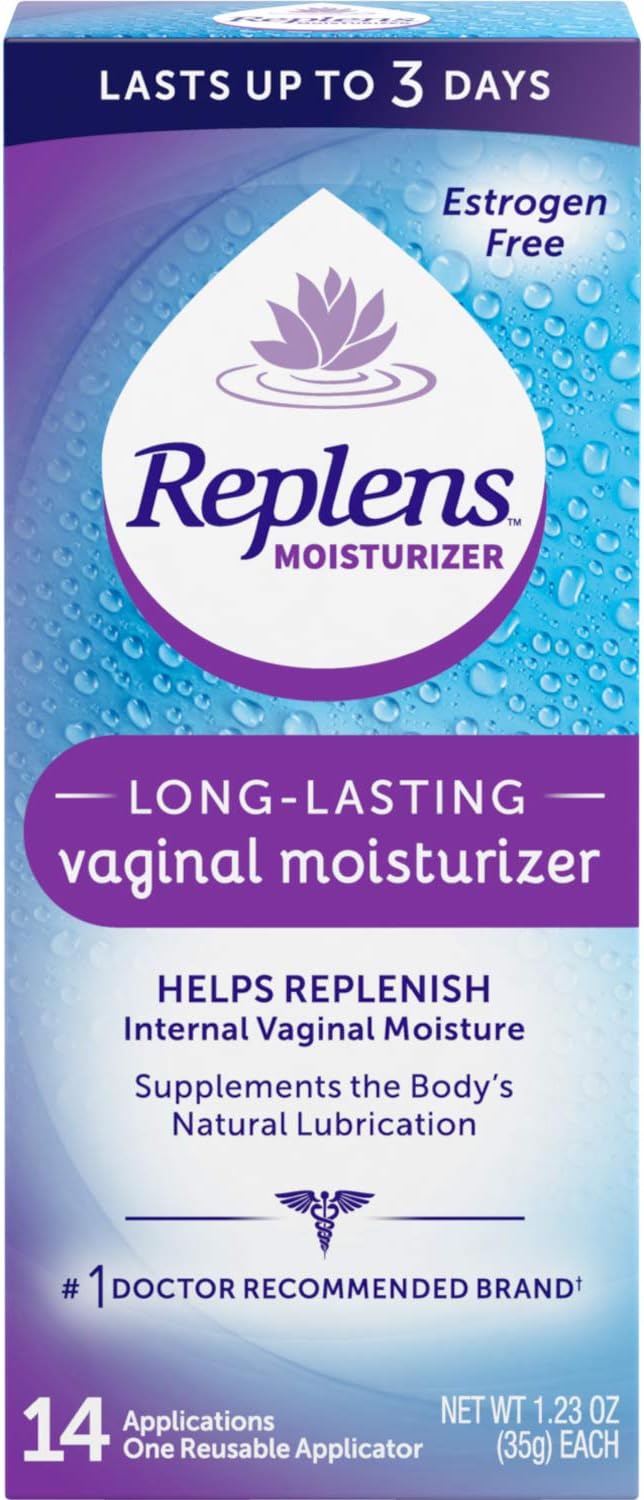 Replens Moisturizing Gel for Women – 2 Pack (14 Applications, 1.23 oz Each)