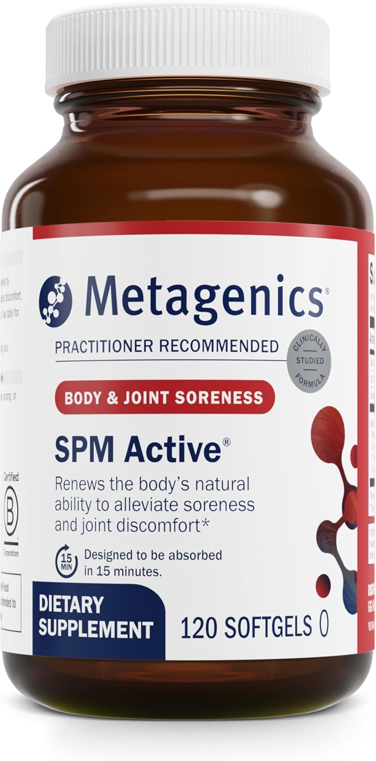 Metagenics SPM Active – 120 Softgels – Non-GMO & Gluten Free