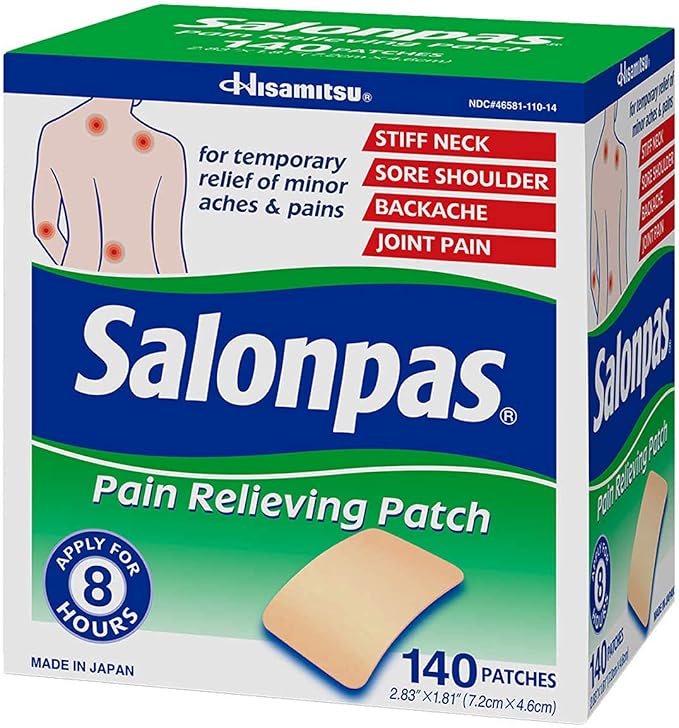 Salonpas Patch – Topical Application – 140 Count